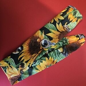 Handmade Sunflowers With Birds Stethoscope Cover